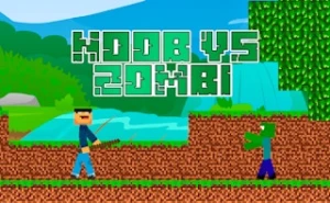 Noob vs Zombie - Play Free Best action Online Game on JangoGames.com