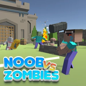 Noob vs Zombies - Play Free Best Shooter Online Game on JangoGames.com