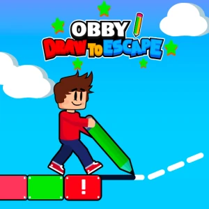 Obby Draw to Escape - Play Free Best Adventure Online Game on JangoGames.com