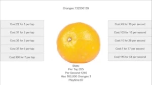 Orange Fruit Clicker - Play Free Best clicker Online Game on JangoGames.com