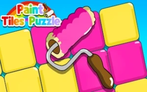 Paint Tiles Puzzle - Play Free Best puzzle Online Game on JangoGames.com