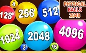 Physical Balls 2048 - Play Free Best puzzle Online Game on JangoGames.com