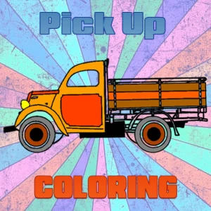 Pick Up Trucks Coloring - Play Free Best Art Online Game on JangoGames.com