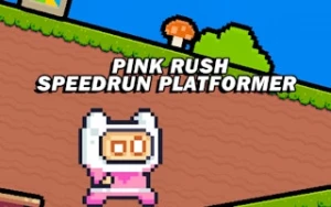 Pink Rush Speedrun Platformer - Play Free Best adventure Online Game on JangoGames.com