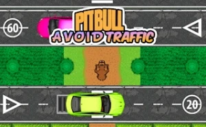 Pit Bull Avoid Traffic - Play Free Best arcade Online Game on JangoGames.com