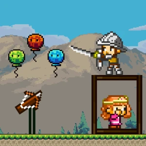 Pixel Archer Save The Princess - Play Free Best Casual Online Game on JangoGames.com