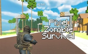 Pixel Zombie Survival - Play Free Best shooter Online Game on JangoGames.com