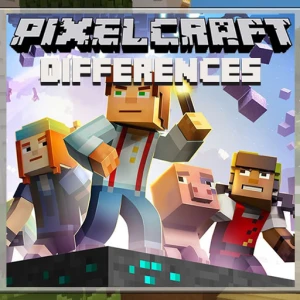 Pixelcraft Differences - Play Free Best Casual Online Game on JangoGames.com