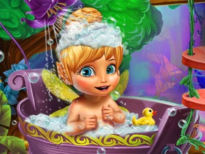 Pixie Baby Bath - Play Free Best Dress-up Online Game on JangoGames.com