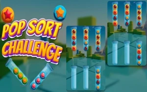 Pop Sort Challenge - Play Free Best puzzle Online Game on JangoGames.com