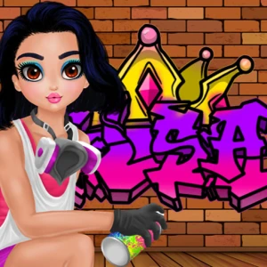 Princess Cool Graffiti - Play Free Best Dress-up Online Game on JangoGames.com