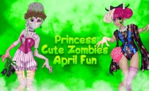 Princess Cute Zombies April Fun - Play Free Best kids Online Game on JangoGames.com