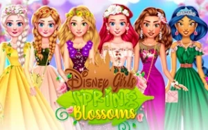 Princess Girls Spring Blossoms - Play Free Best kids Online Game on JangoGames.com