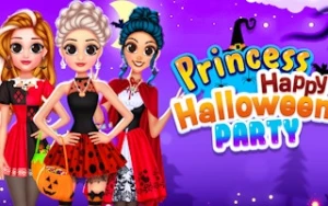 Princess Happy Halloween Party - Play Free Best kids Online Game on JangoGames.com