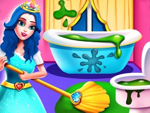 Princess Home Cleaning - Play Free Best Puzzle Online Game on JangoGames.com