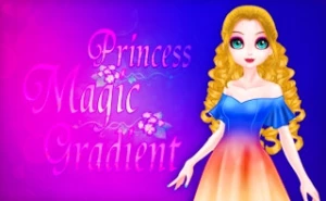 Princess Magic Gradient - Play Free Best kids Online Game on JangoGames.com