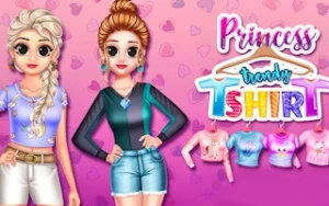 Princess Trendy T-shirt - Play Free Best kids Online Game on JangoGames.com