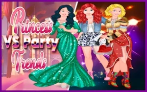 Princess vs Party Trends - Play Free Best princess Online Game on JangoGames.com