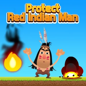 Protect Red Indian Man - Play Free Best Casual Online Game on JangoGames.com
