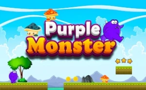 Purple Monster Adventure - Play Free Best kids Online Game on JangoGames.com