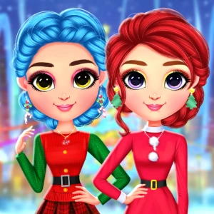 Rainbow Girls Christmas Outfits - Play Free Best Dress-up Online Game on JangoGames.com