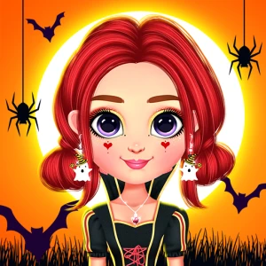 Rainbow Girls Halloween Salon - Play Free Best Dress-up Online Game on JangoGames.com