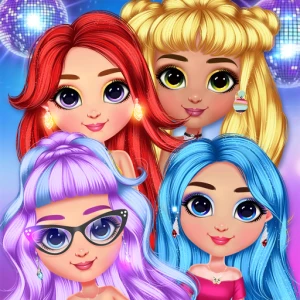 Rainbow Girls NYE Fashion - Play Free Best Dress-up Online Game on JangoGames.com