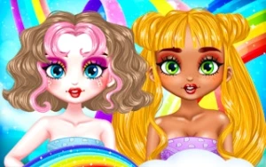 Rainbow Social Media Influencers - Play Free Best dress-up Online Game on JangoGames.com