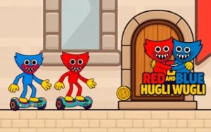Red and Blue Hugli Wugli - Play Free Best two-player Online Game on JangoGames.com