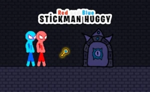 Red and Blue Stickman Rope - Play Free Best two-player Online Game on JangoGames.com