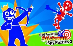 Red And Blue Stickman Spy Puzzles 2 - Play Free Best archery Online Game on JangoGames.com