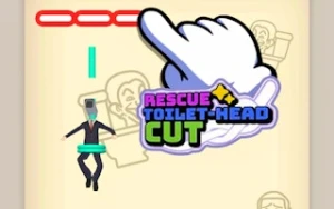 Rescue Toilet-Head Cut - Play Free Best hyper-casual Online Game on JangoGames.com