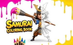 Samurai Coloring Book - Play Free Best coloring Online Game on JangoGames.com