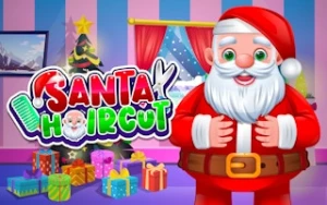 Santa Haircut - Play Free Best kids Online Game on JangoGames.com