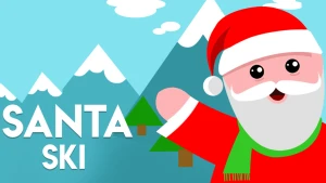 Santa Ski - Play Free Best Sports Online Game on JangoGames.com