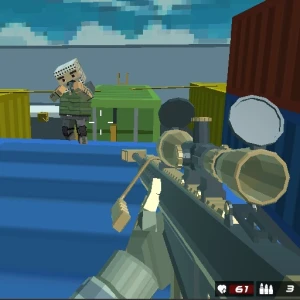 Shooting Blocky Combat Swat GunGame Survival - Play Free Best Battle Online Game on JangoGames.com