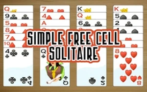 Simple Free Cell Solitaire - Play Free Best card Online Game on JangoGames.com