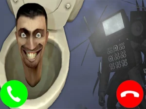 Skibidi Toilet Video Call - Play Free Best Puzzle Online Game on JangoGames.com