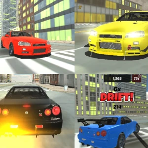 Skyline R34 Drift 3D - Play Free Best Racing & Driving Online Game on JangoGames.com