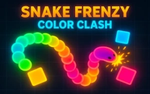Snake Frenzy Color Clash - Play Free Best snake Online Game on JangoGames.com