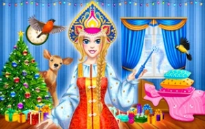 Snegurochka - Russian Ice Princess - Play Free Best christmas Online Game on JangoGames.com