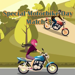 Special Motorbike Day Match 3 - Play Free Best Match-3 Online Game on JangoGames.com