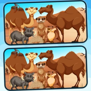 Spot 5 Differences Deserts - Play Free Best Puzzle Online Game on JangoGames.com