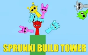 Sprunki Build Tower - Play Free Best puzzle Online Game on JangoGames.com
