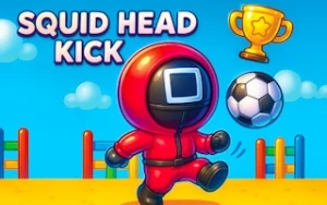 Squid Head Kick - Play Free Best hyper-casual Online Game on JangoGames.com