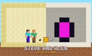 Steve and Alex House Escape - Play Free Best two-player Online Game on JangoGames.com