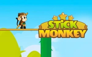 Stick Monkey - Play Free Best adventure Online Game on JangoGames.com