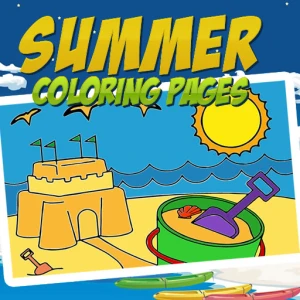 Summer Coloring Pages - Play Free Best Art Online Game on JangoGames.com