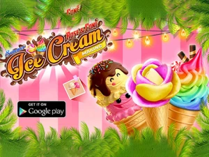 Summer Rose Cone Ice Cream  - Play Free Best Girls Online Game on JangoGames.com