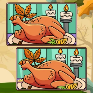 Thanksgiving Spot The Differences - Play Free Best Puzzle Online Game on JangoGames.com